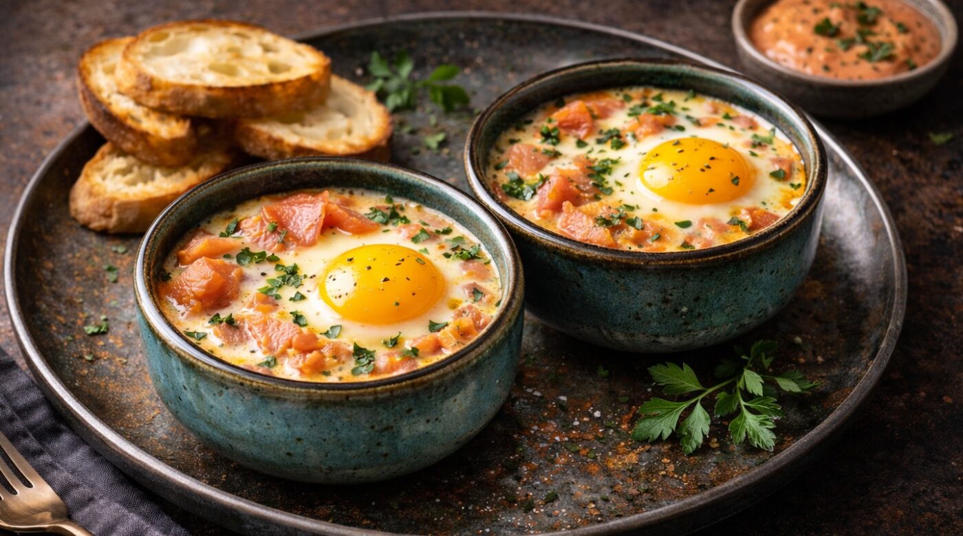 Oeuf Cocotte Sauce Choron