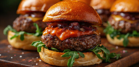 Mini Burgers Sauce Brava