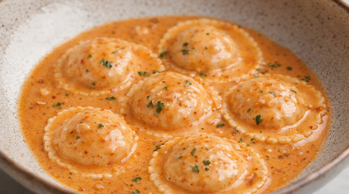 Raviole Sauce Homardine