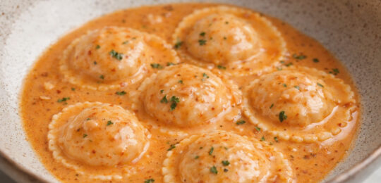 Raviole Sauce Homardine